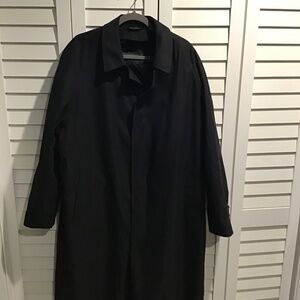 Lauren Ralph Lauren Black/ Dark Blue men’s Dress trench coat 42R